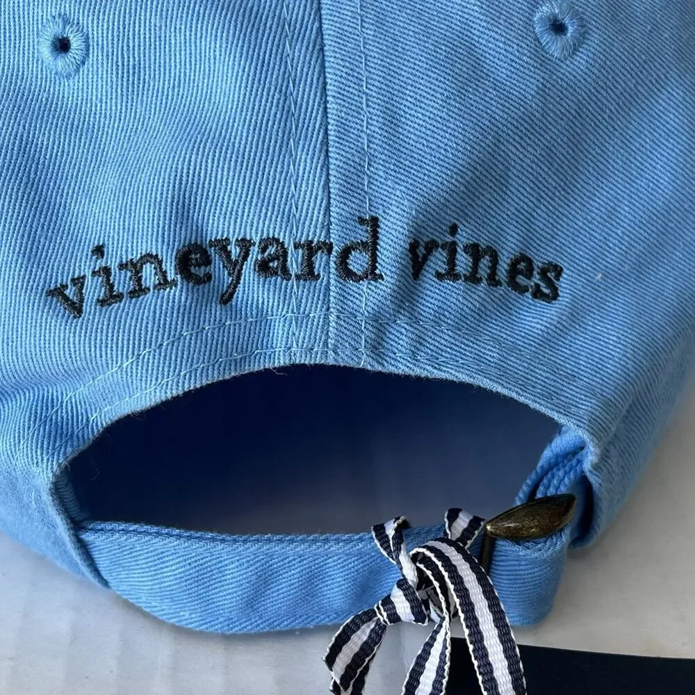 Vineyard Vines Marthas Vineyard Striped Bass & Bluefish Derby Baseball Hat Blue